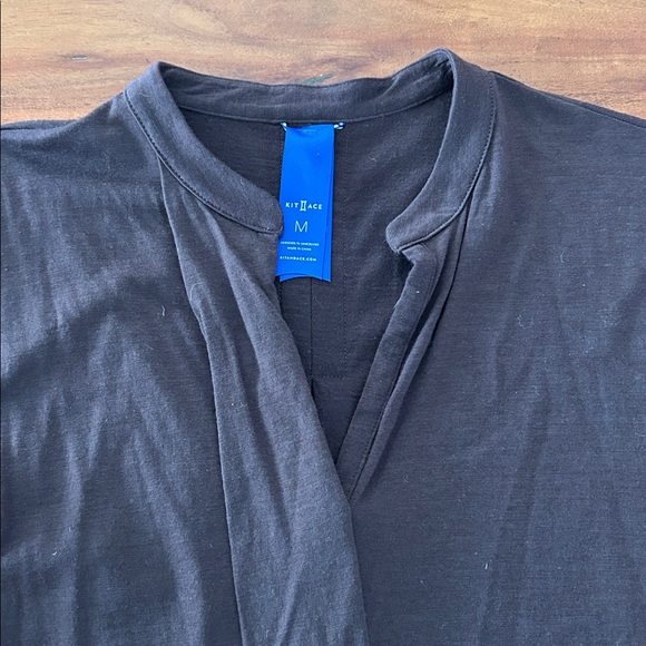 Kit and Ace Merino Wool Brown Blend Top size medium - Picture 2 of 11